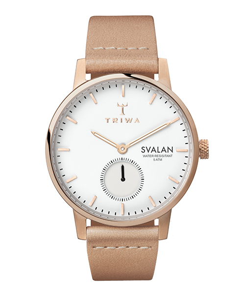 SVALAN | TRIWA ROSE SVALAN TAN CLASSIC SUPER SLIM SVST104-SS010614